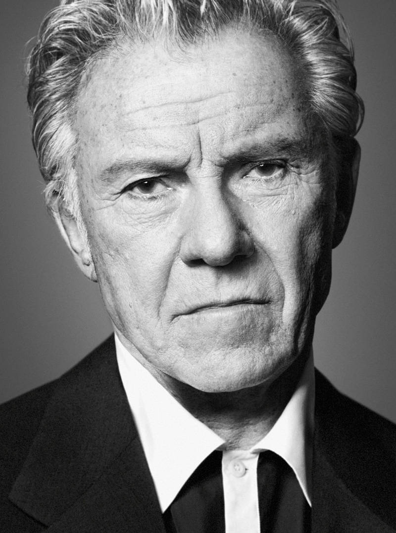 Harvey Keitel Black And White Portrait