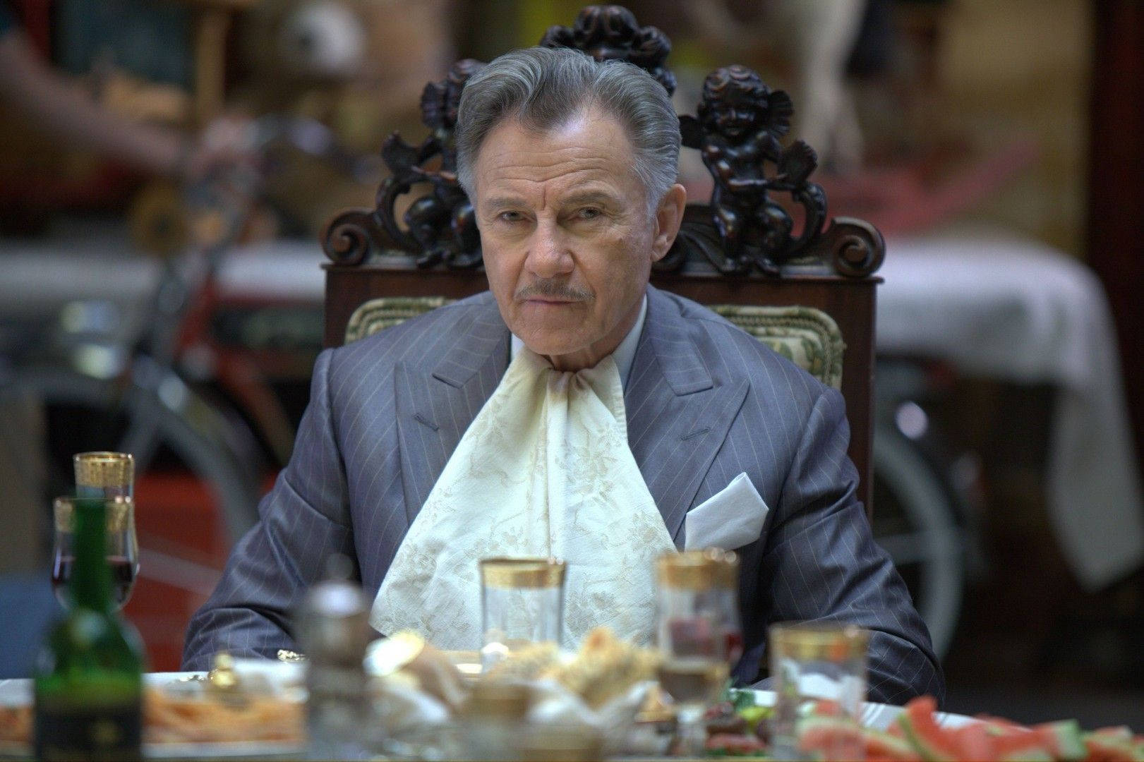 Harvey Keitel Dining