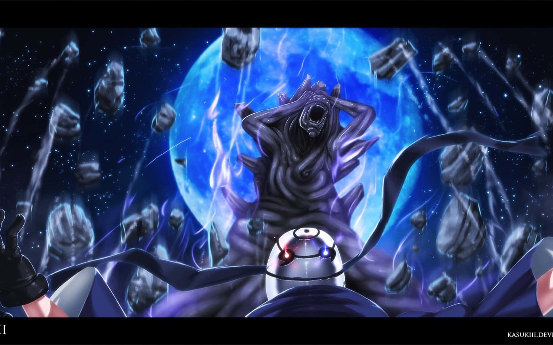 Hashirama And Madara Uchiha In Epic Faceoff Background