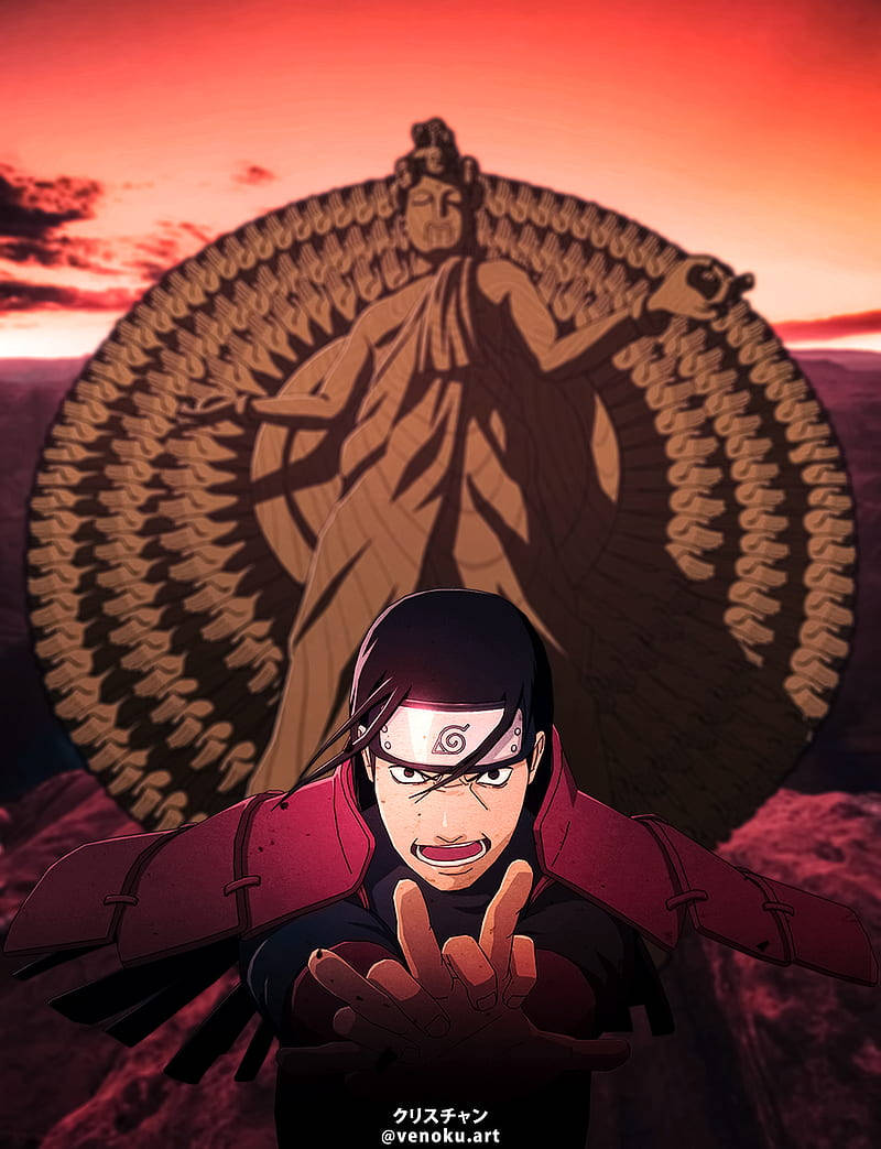 Hashirama Phone 1000 Hands Buddha Looming Background