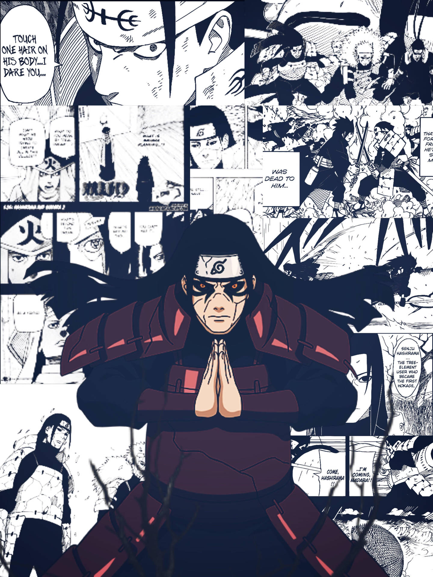 Hashirama Phone Manga Panels