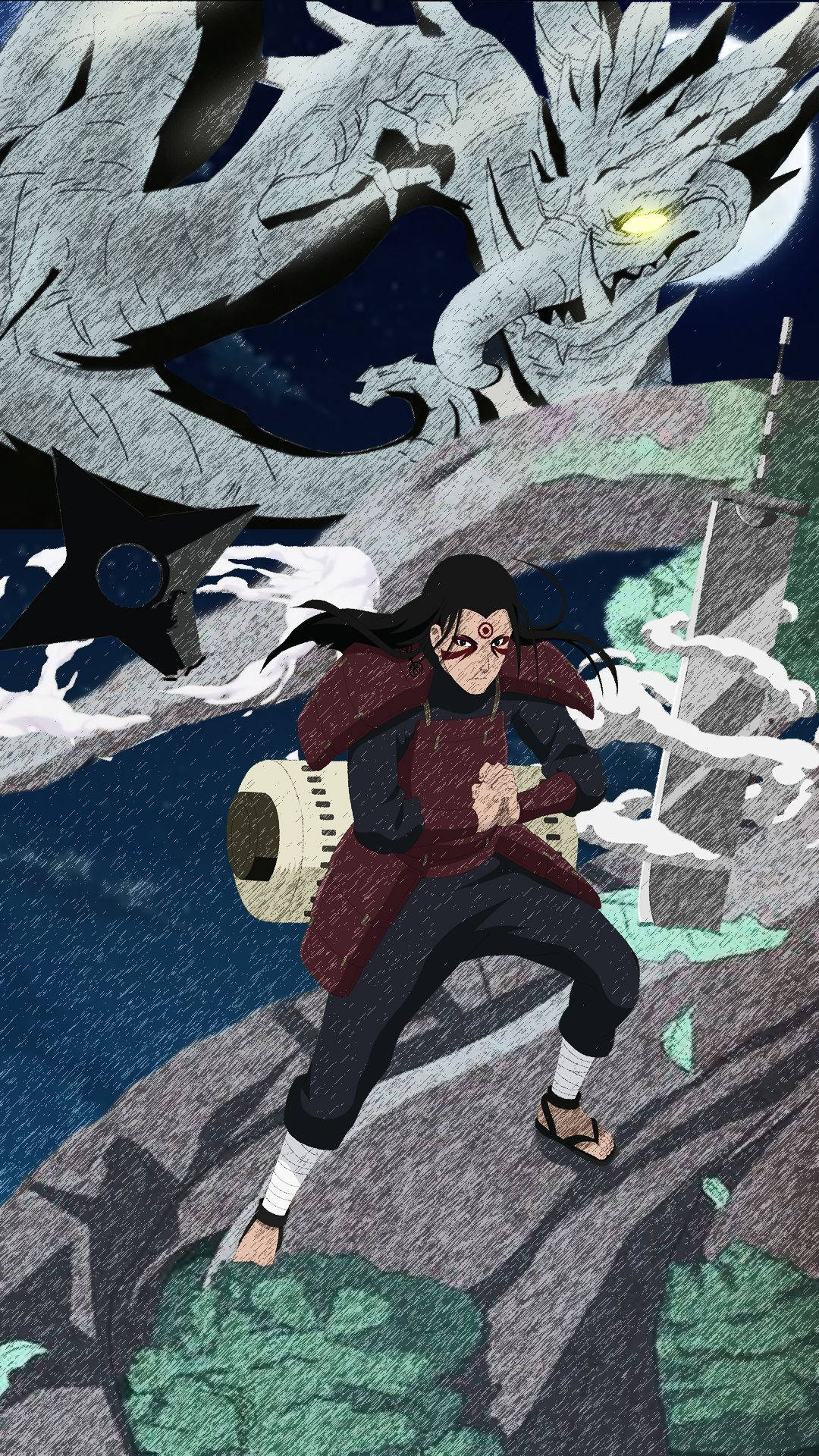 Hashirama Phone With Dragon