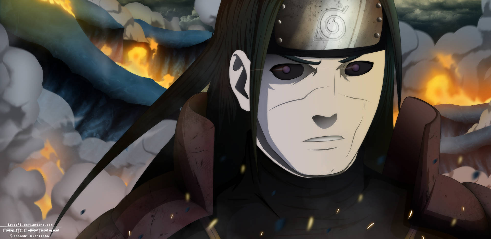 Hashirama's Epic Reanimation Battle On Phone Screen Background