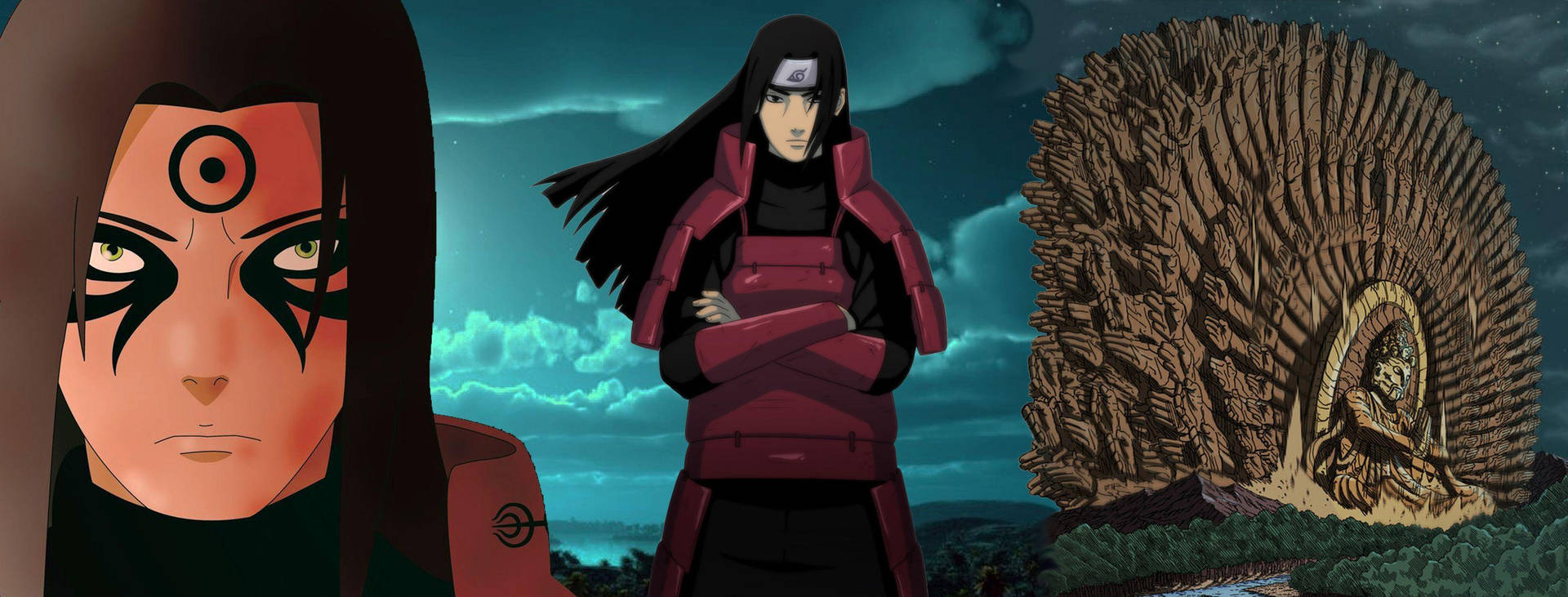 Hashirama Senju 1000 Hands Jutsu Background