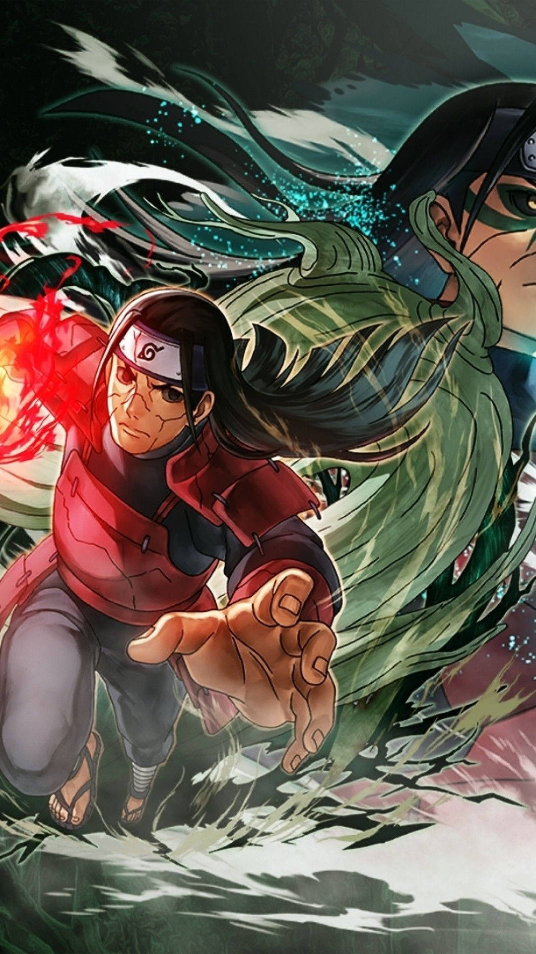 Hashirama Senju And Long Hair Background