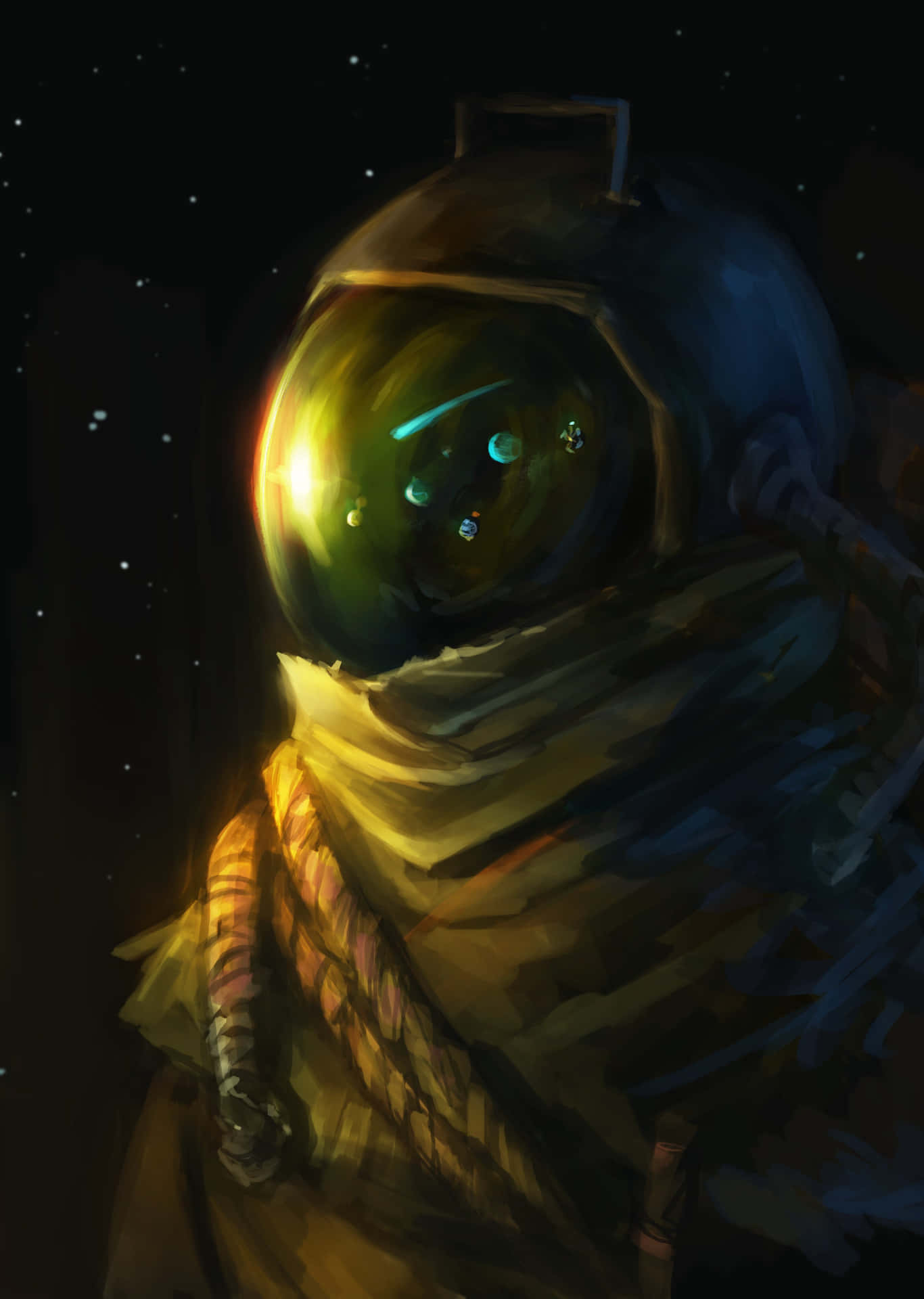 Hatchling From Outer Wilds Fanart Background