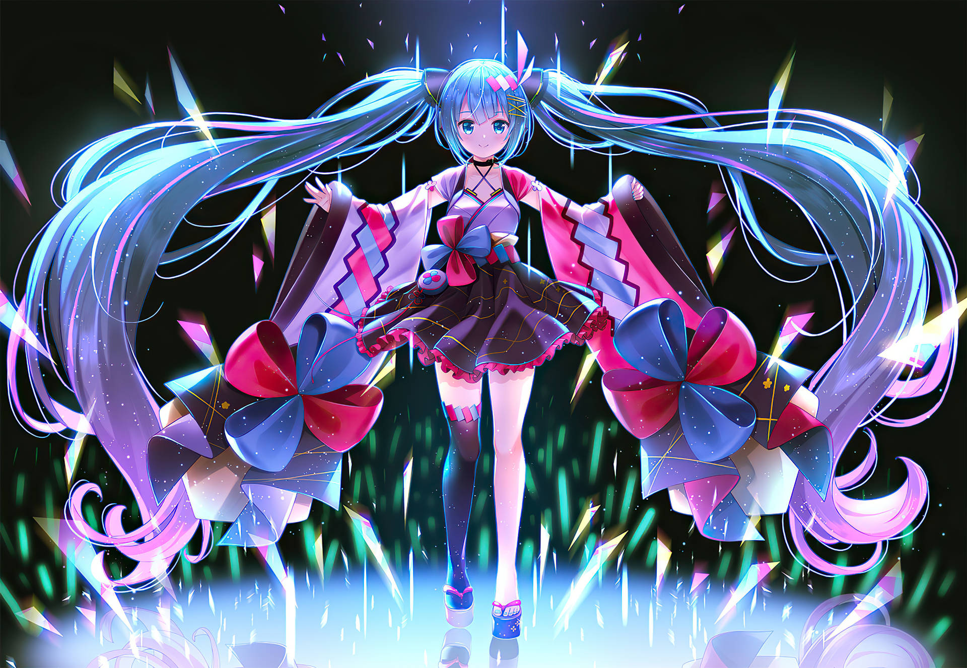 Hatsune Miku - A Virtual Vocaloid Singer. Background