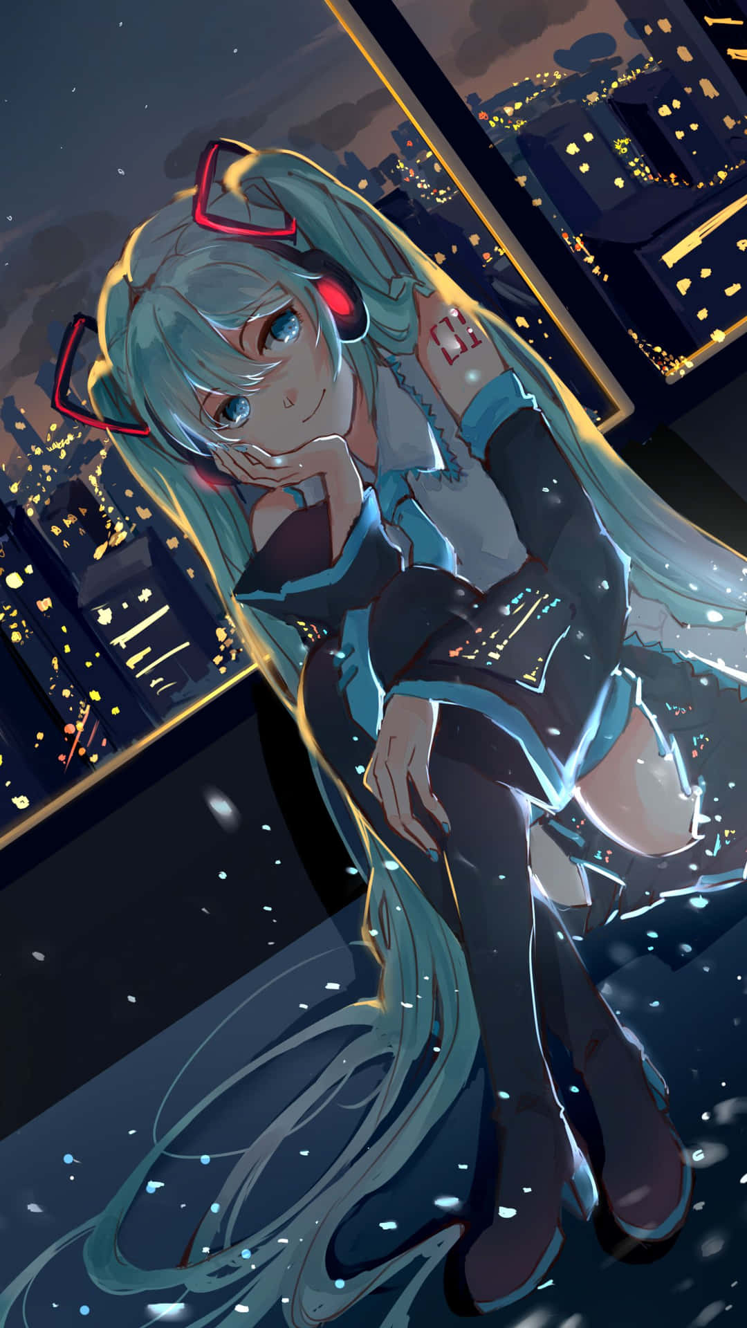 Hatsune Miku City Girl Aesthetic Phone