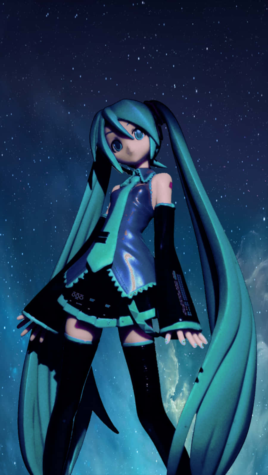 Hatsune Miku Cv01 Vocaloid Phone Background