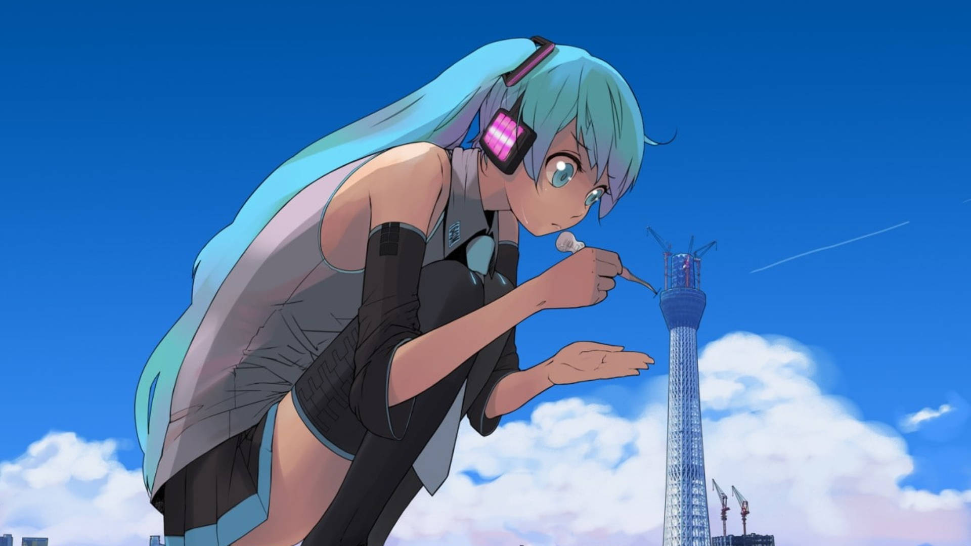 Hatsune Miku Tokyo Japan Girl Background