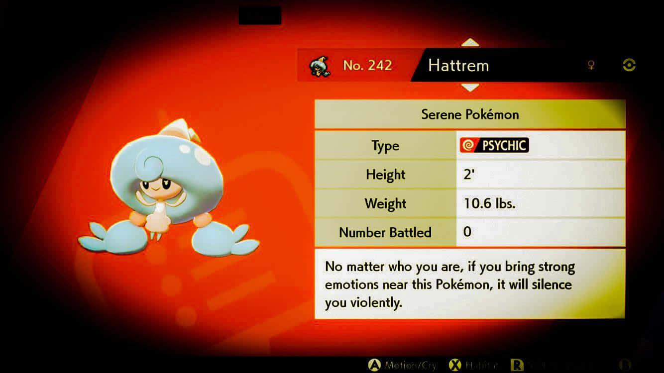 Hattrem With Stats Background