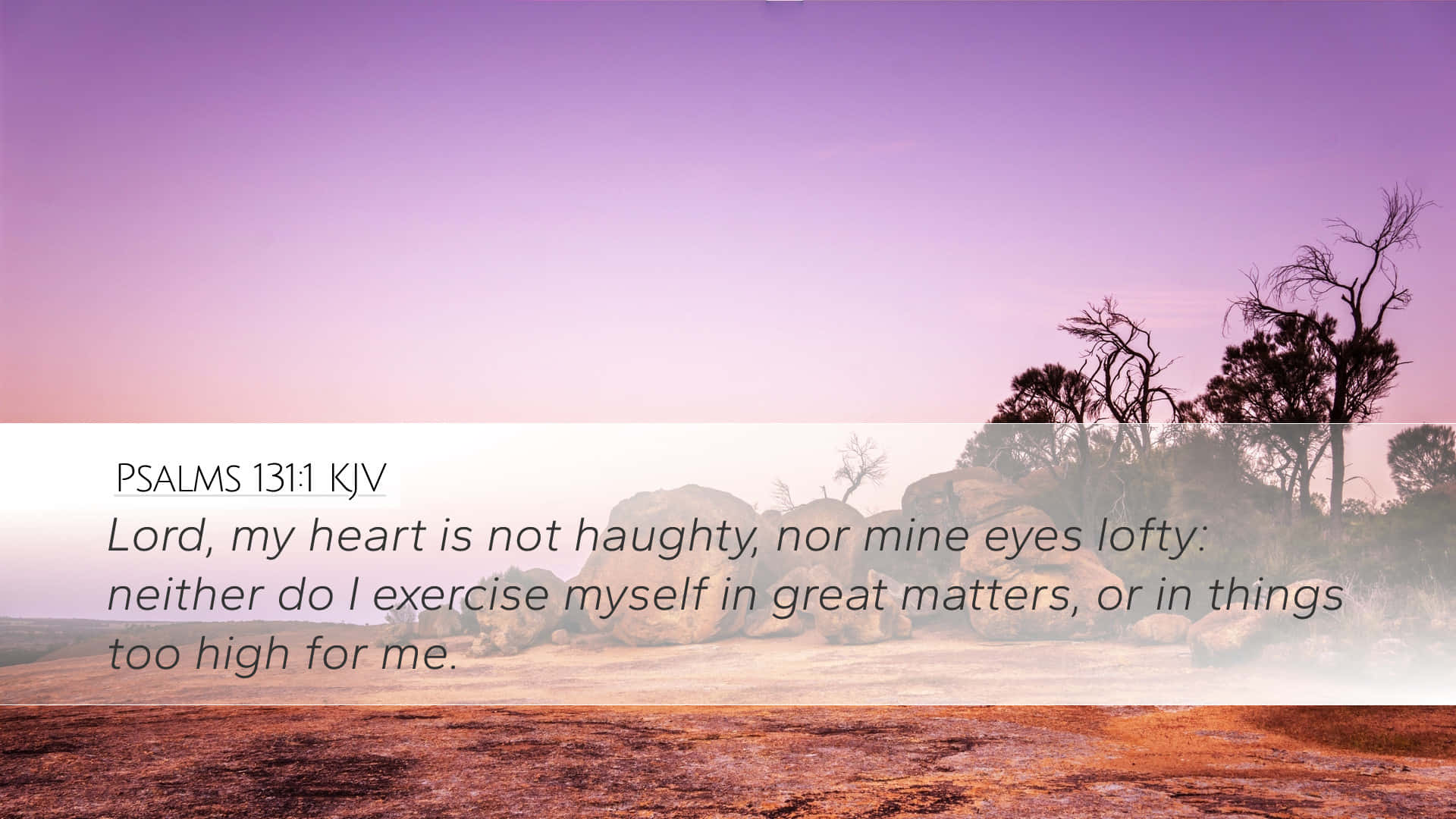 Haughty Barren Land Background