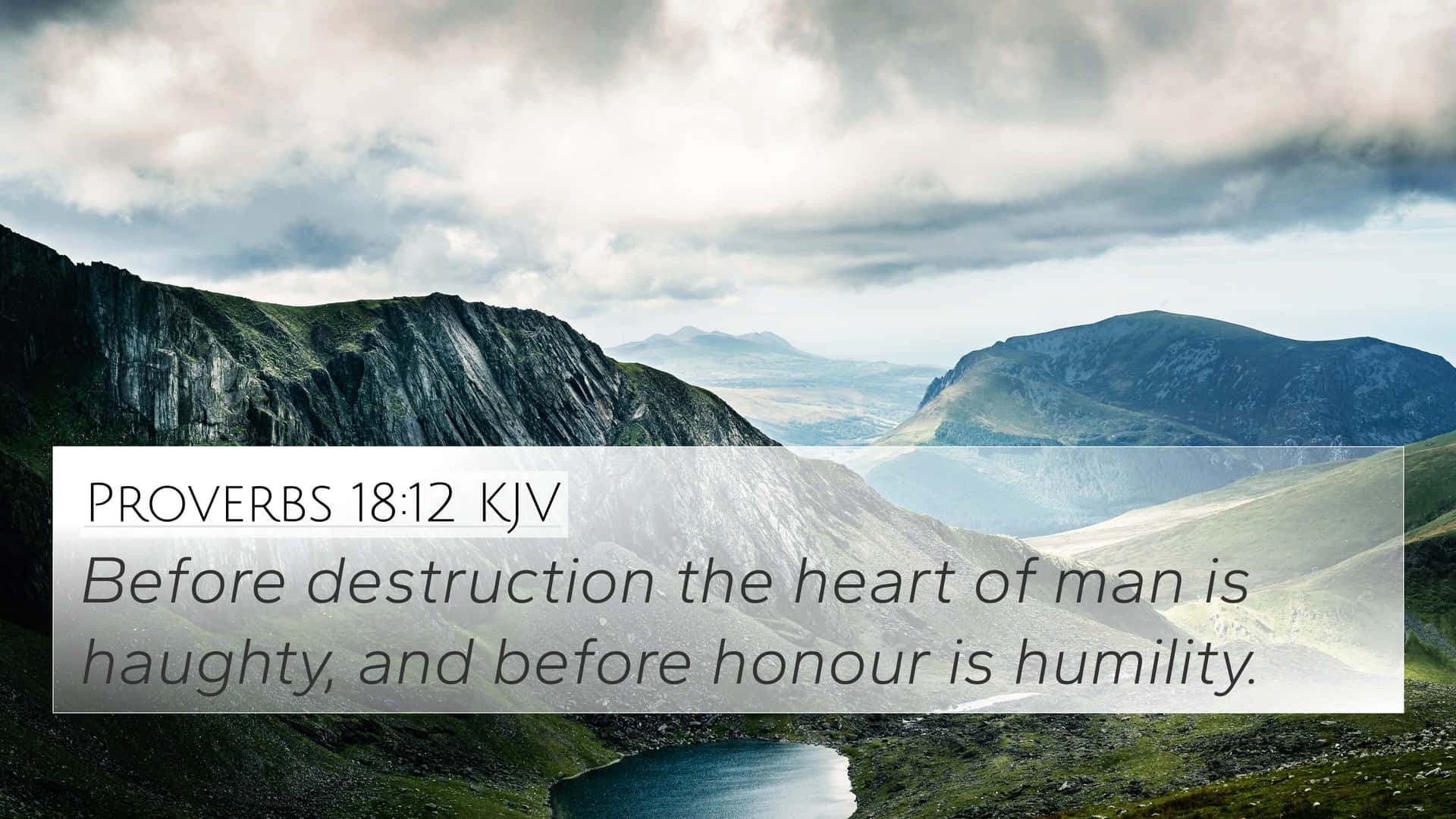 Haughty Spirit Mountains Background
