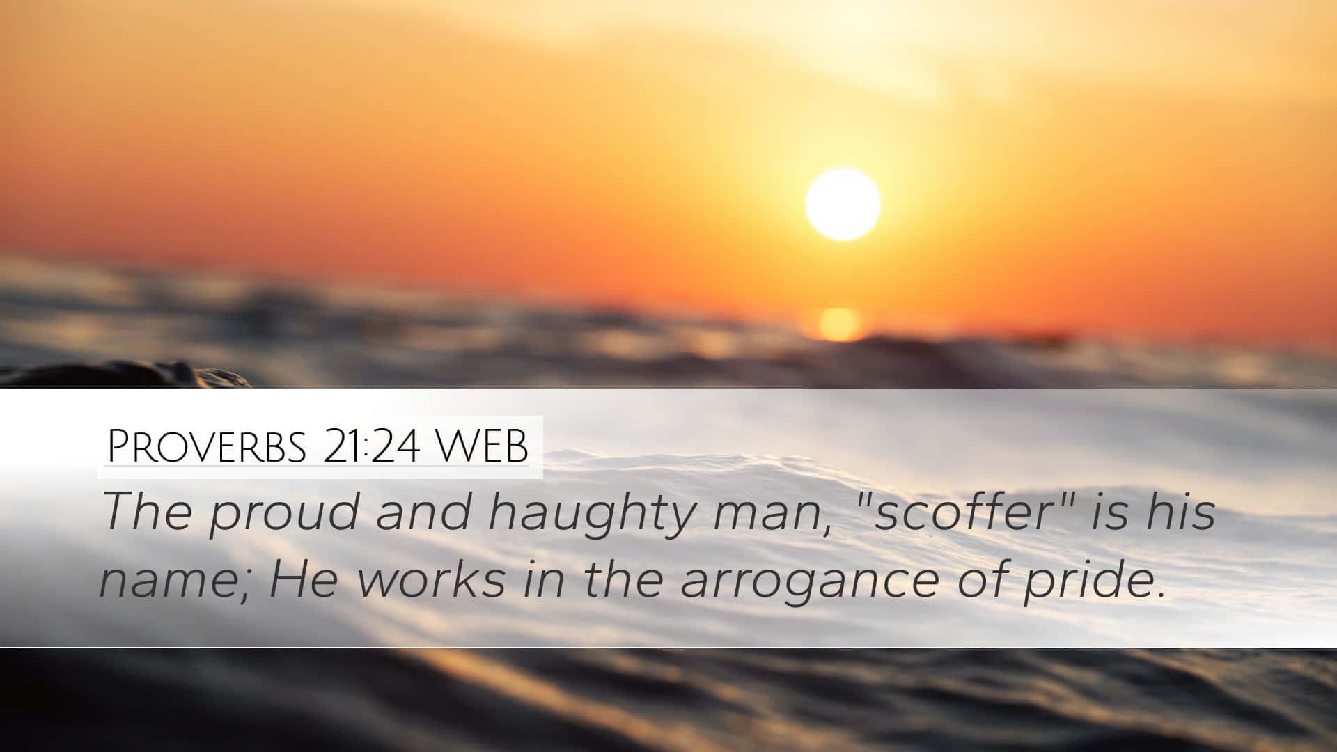 Haughty Sunset Background