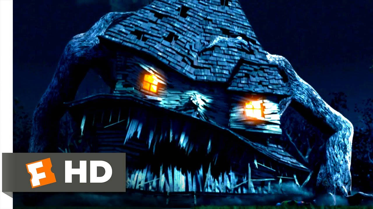 Haunted Monster House Twisted Background