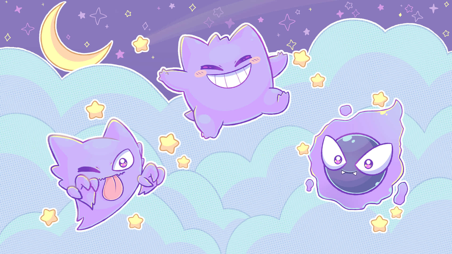 Haunter On Sky Background