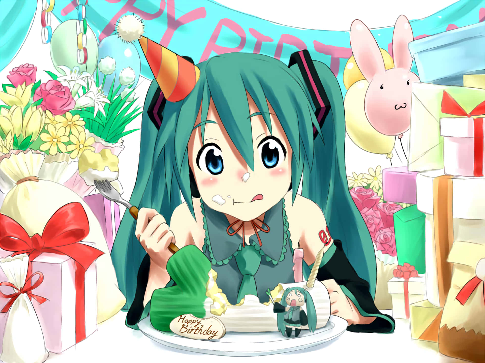 Have A Fabulous Birthday With Anime Fun! Background