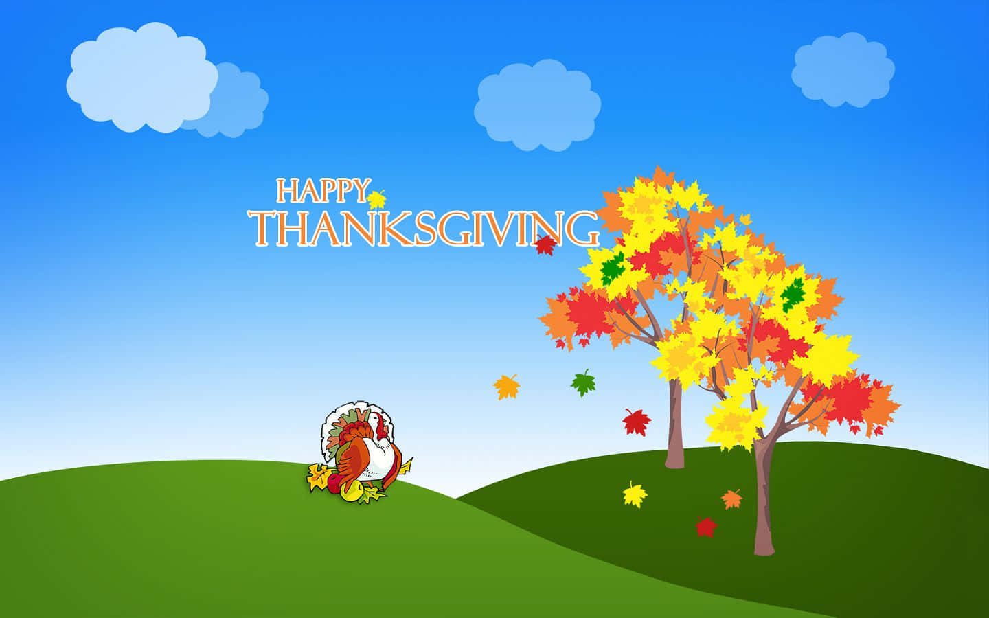 Have A Funny Thanksgiving Holiday With Friends And Family! Background
