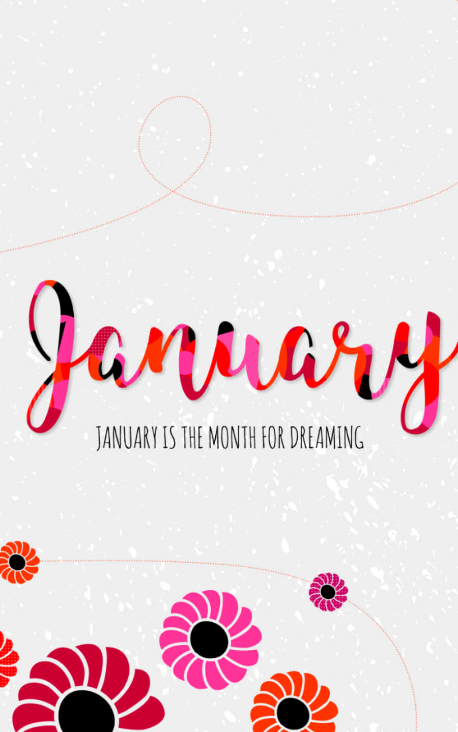 Have A Sweet And Cute January Background