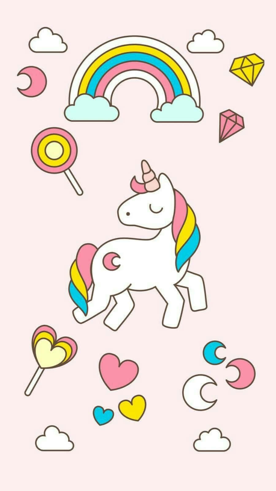 Have Fun With Fantasy—iphone Unicorn Background