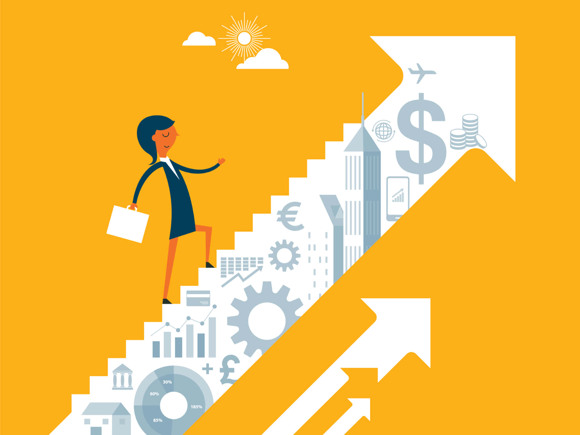 Having Negotiable Attitude To Succeed Background