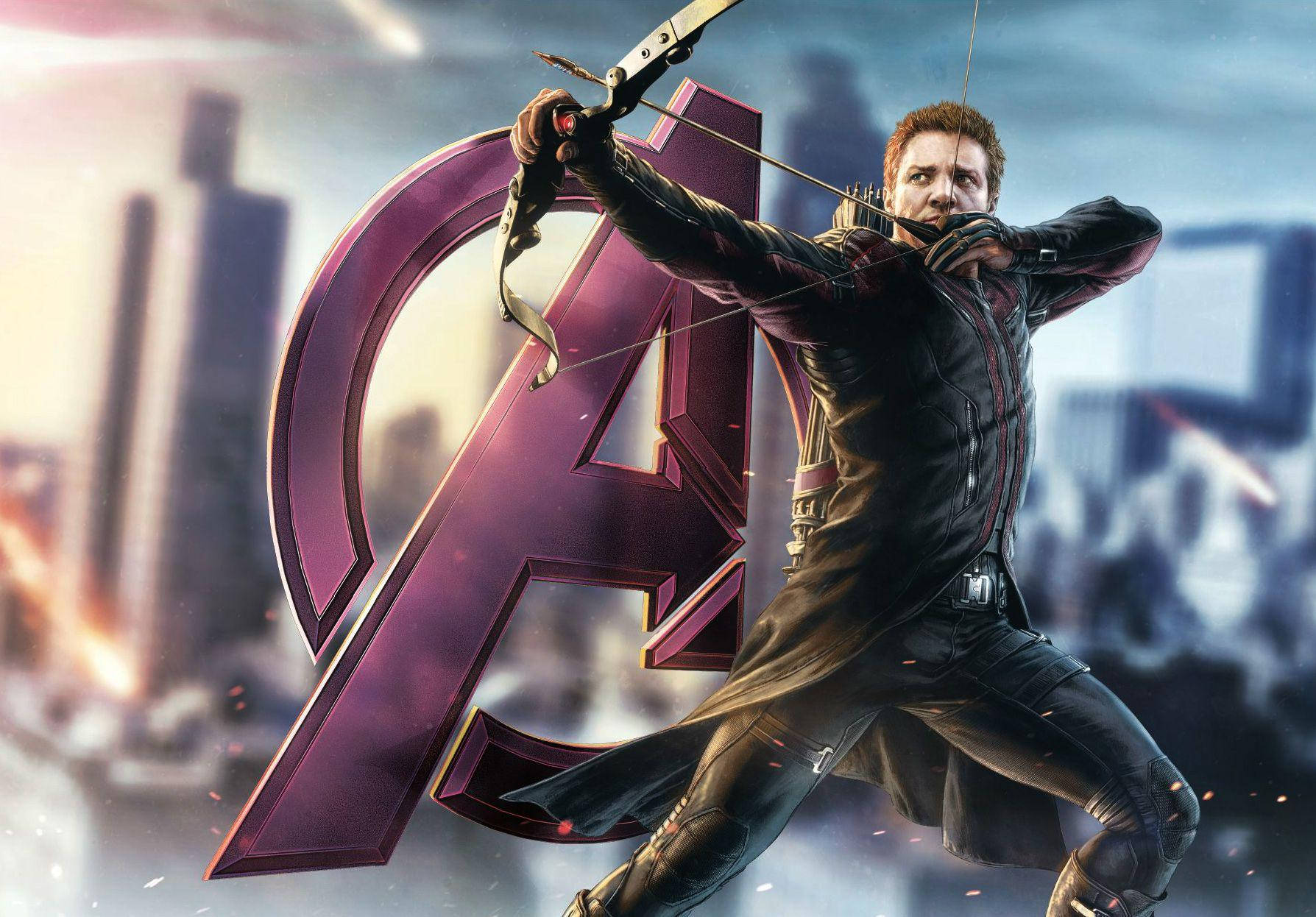 Hawkeye Avengers Logo Background