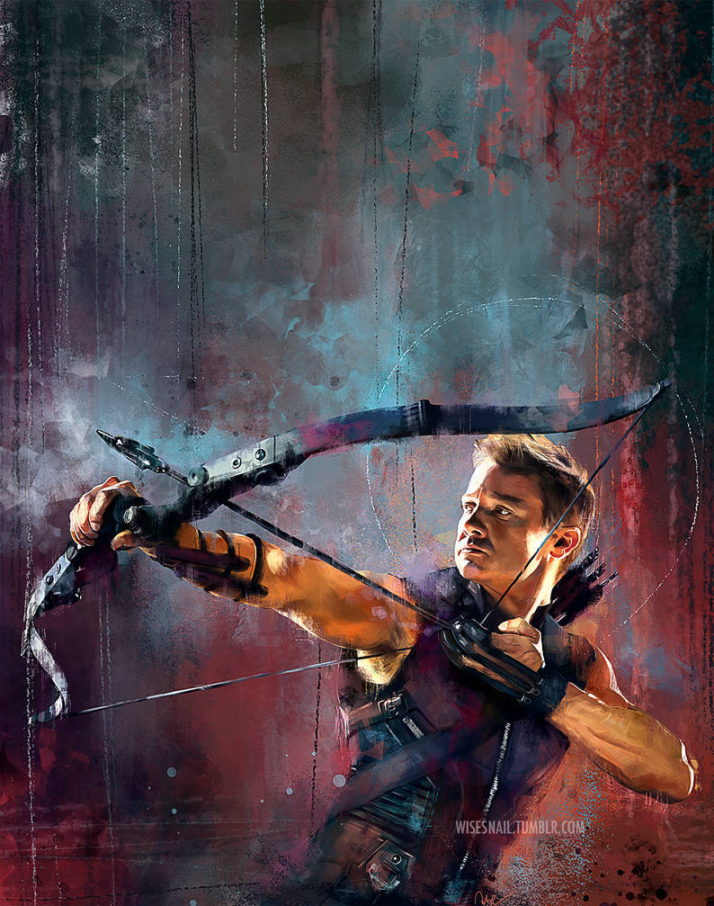 Hawkeye Canvas Painting