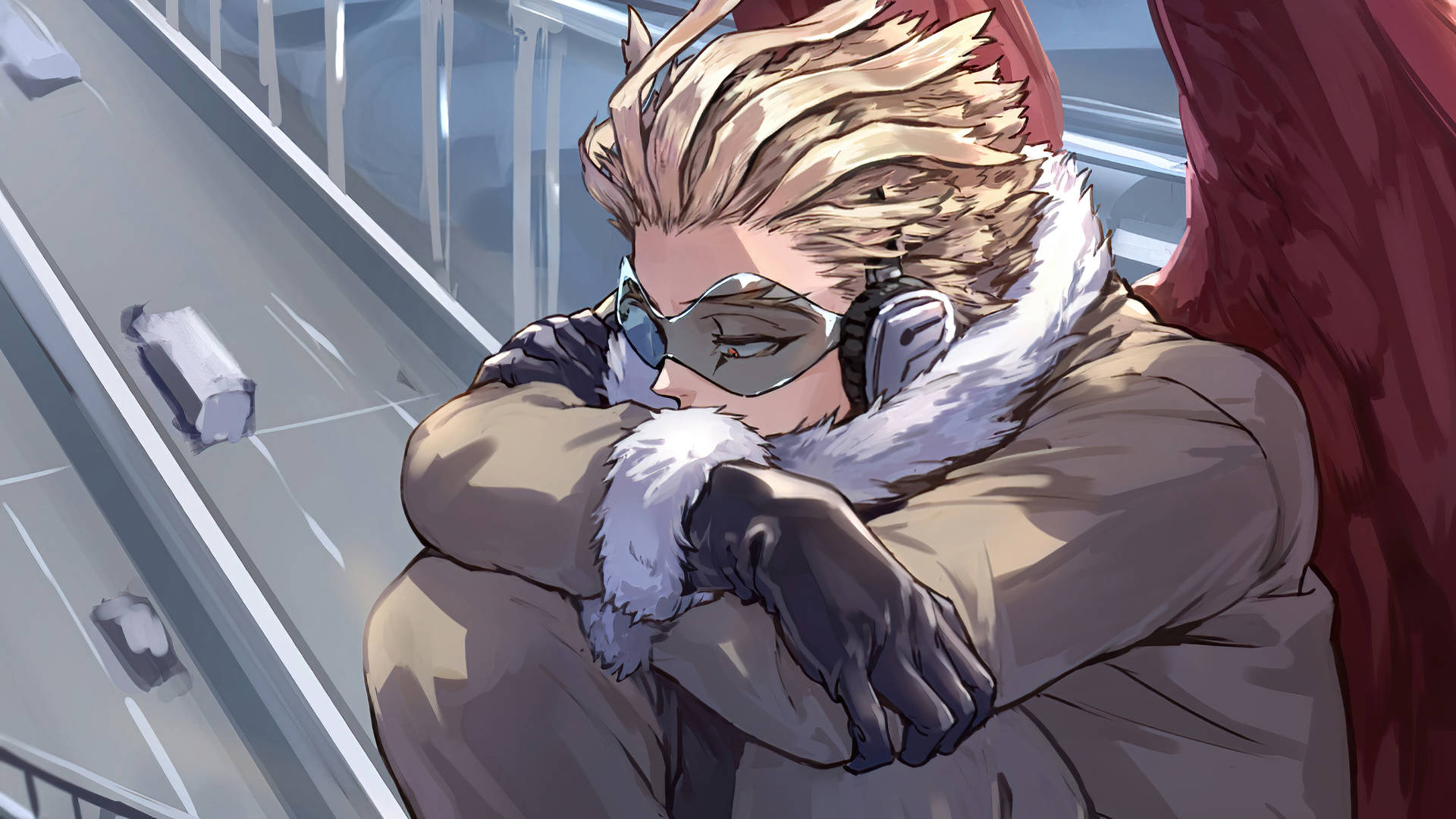 Hawks My Hero Academia Over The Bridge Background