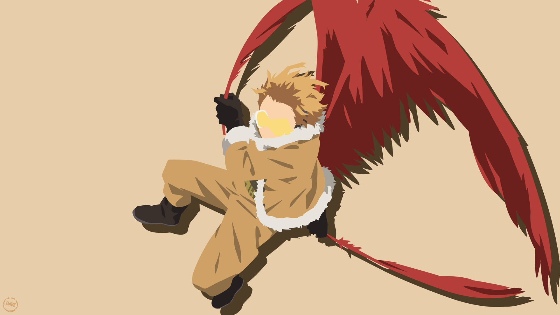 Hawks My Hero Academia Vector Art Background