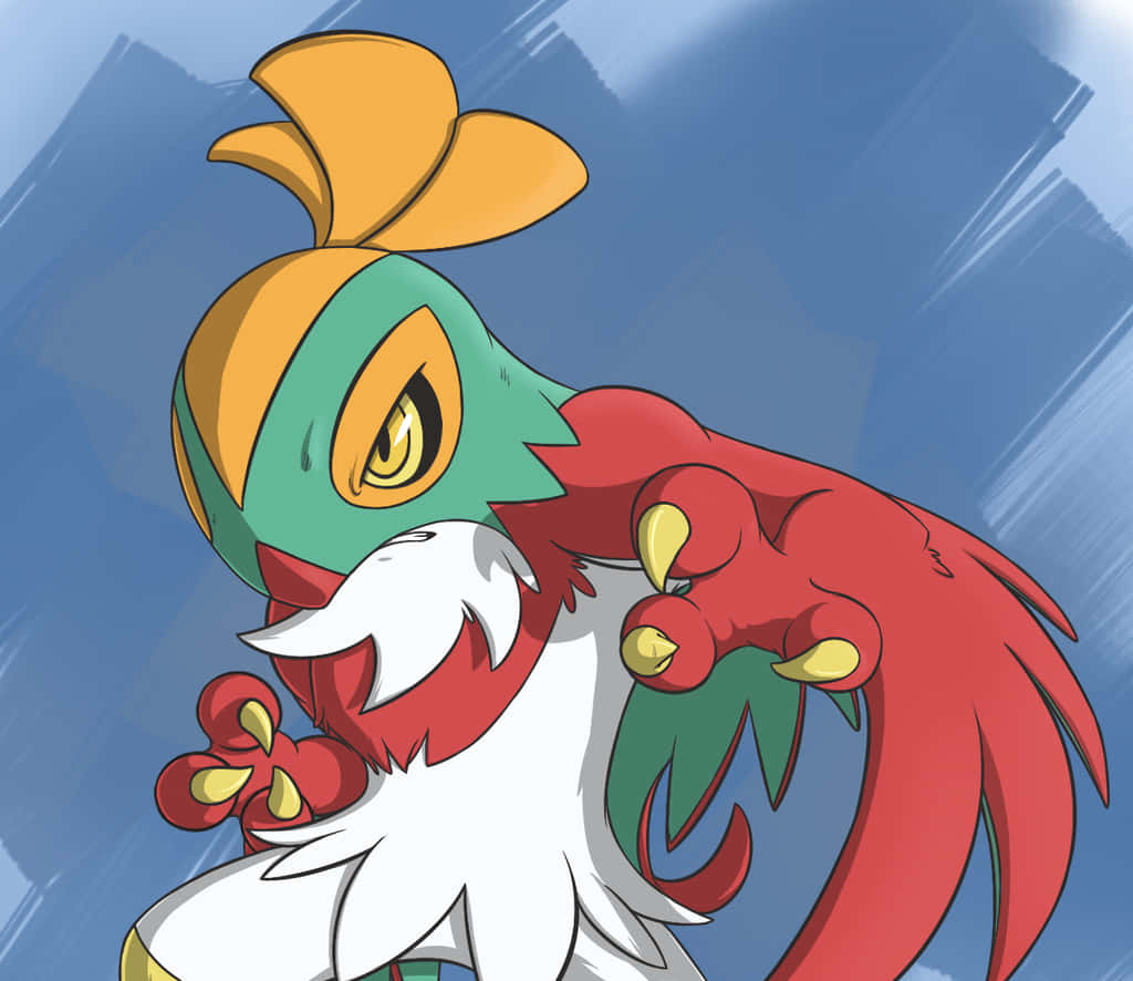 Hawlucha Angry Face Background