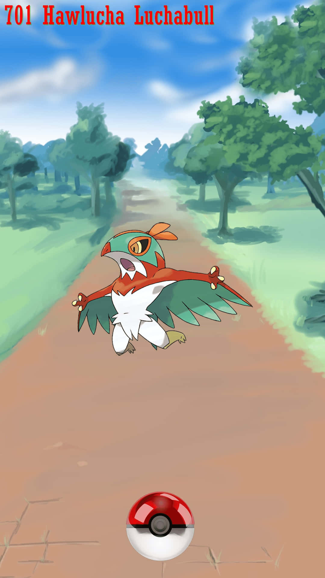 Hawlucha Pokemon Go Aesthetic Background