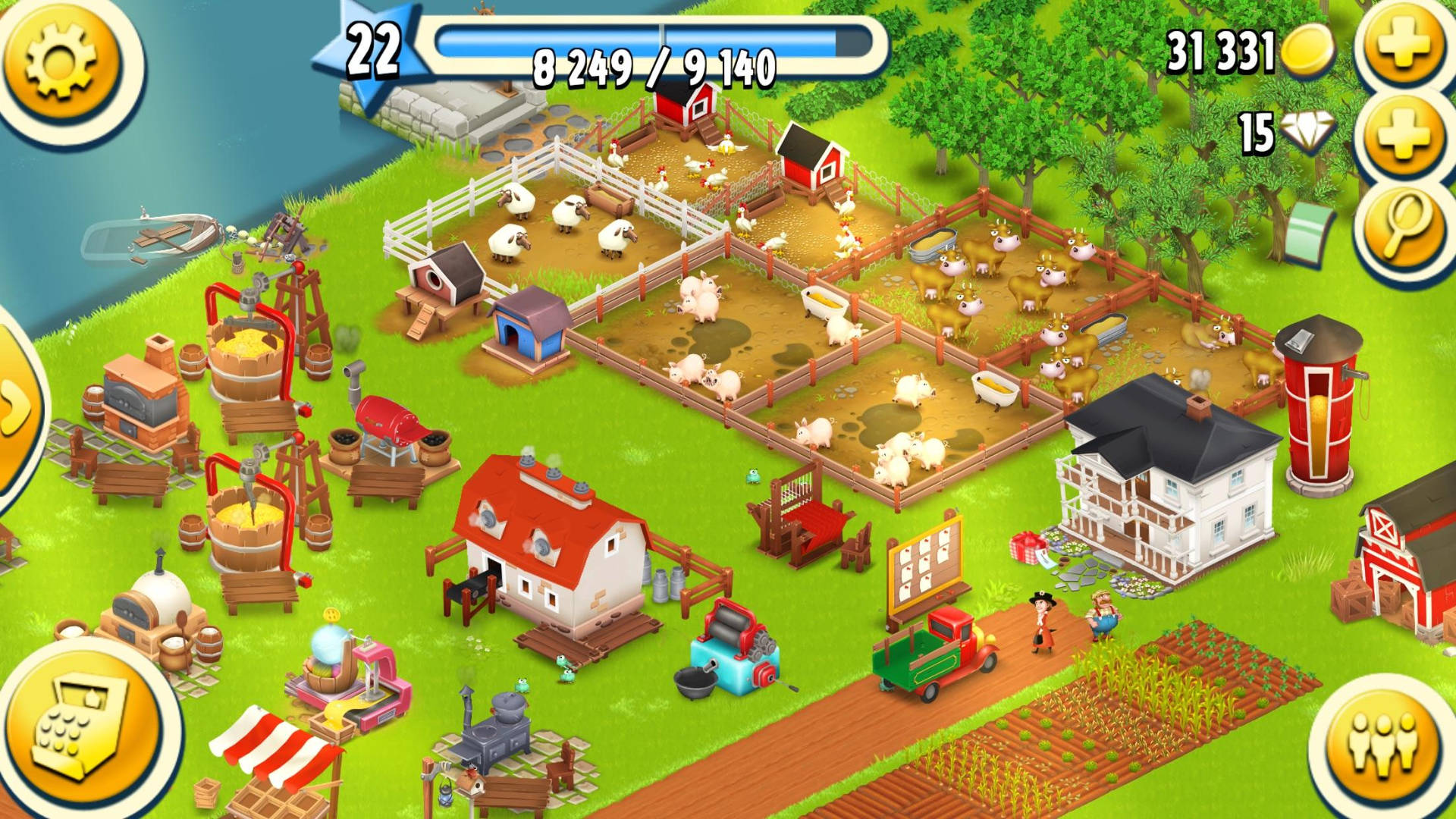 Hay Day Farm Level 22 Background