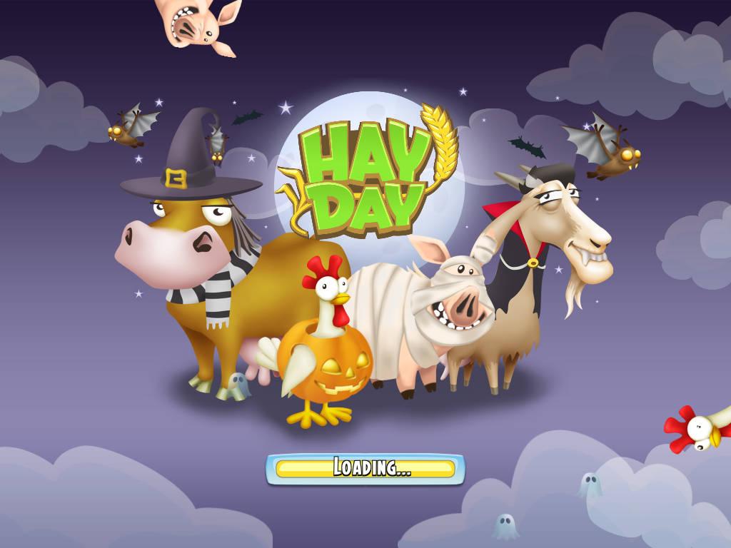 Hay Day Halloween Cover Art Background