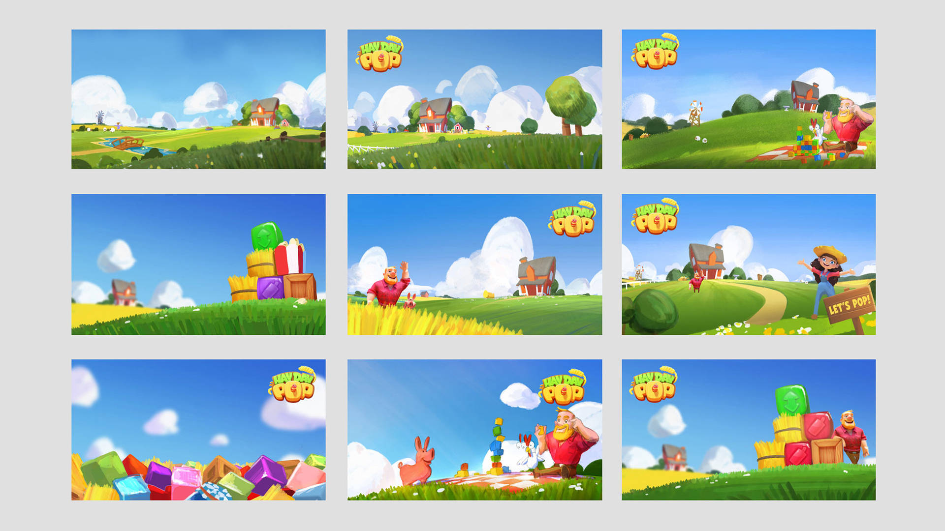 Hay Day Pop Collage