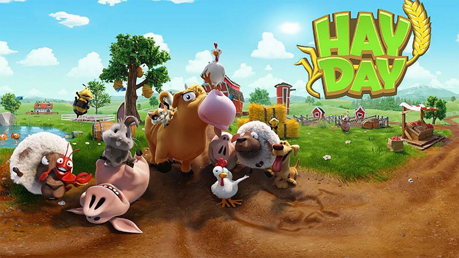 Hay Day The Farm Animals Background