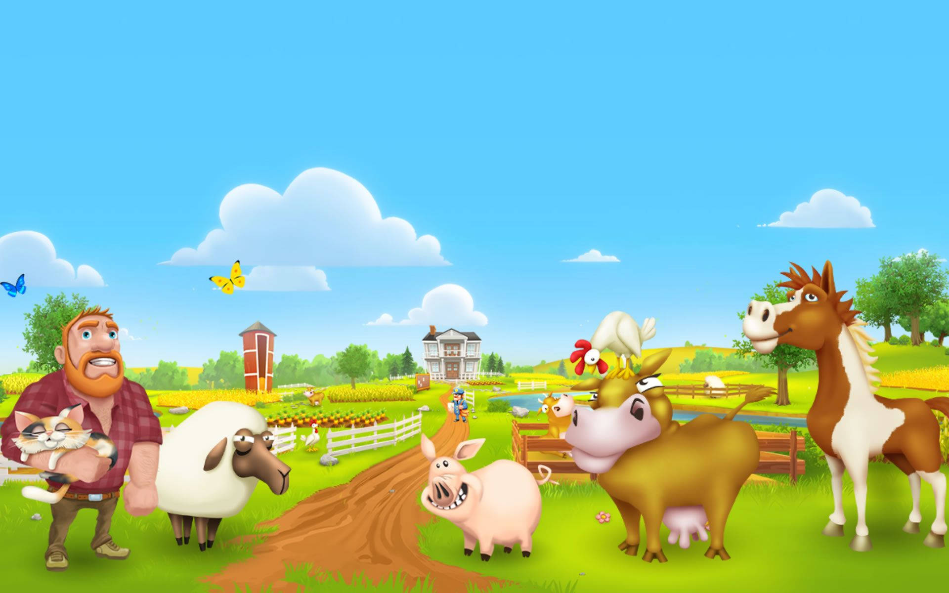 Hay Day With Greg And Animals