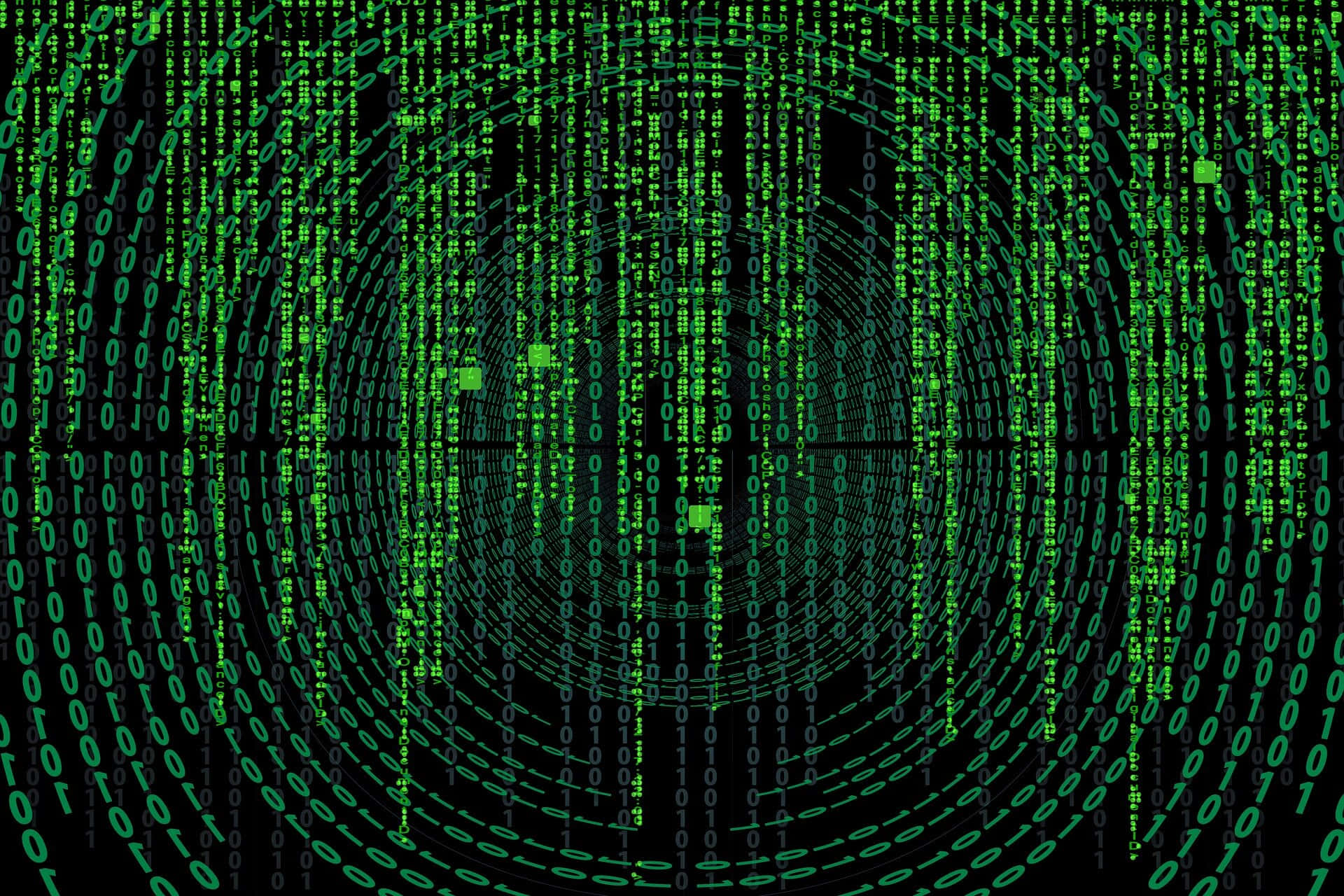 Hazardous Digital Landscape With Malware Concept Background
