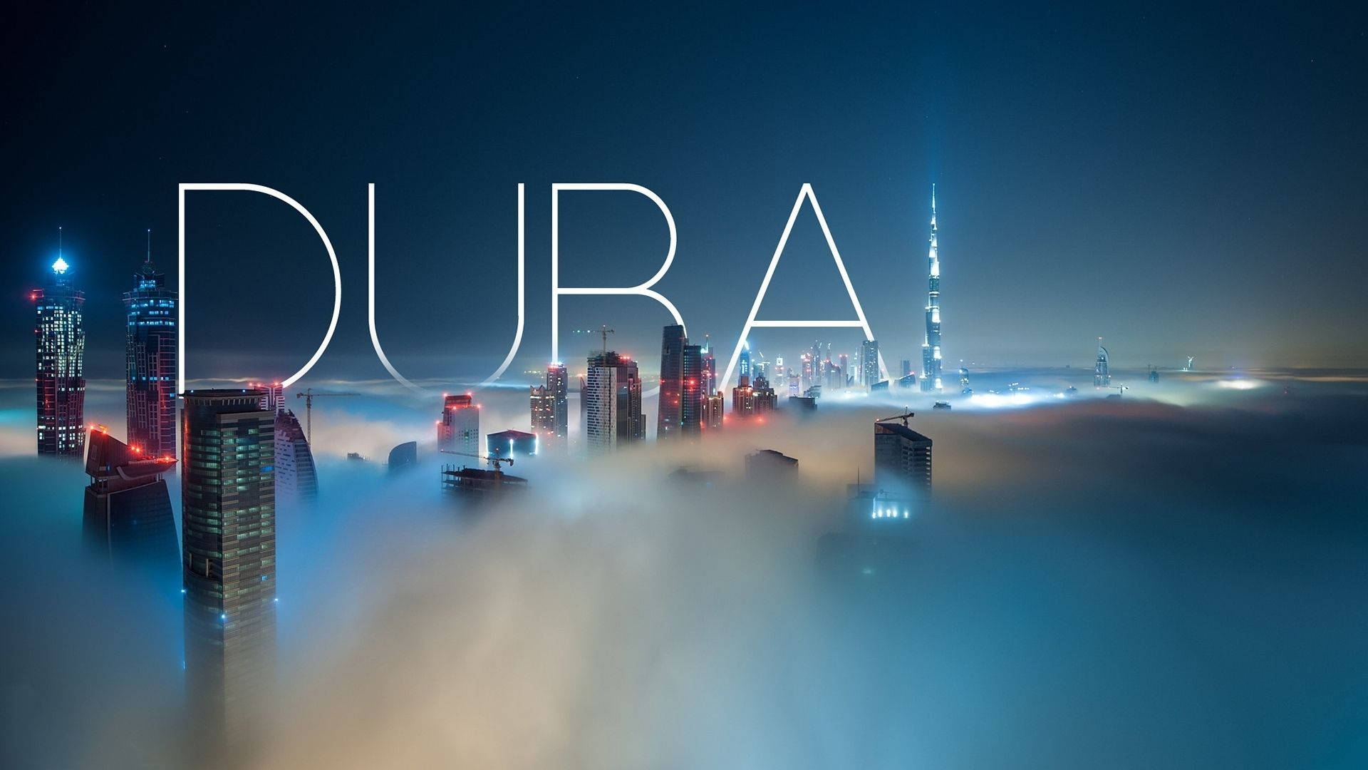 Hazy Dubai City Background
