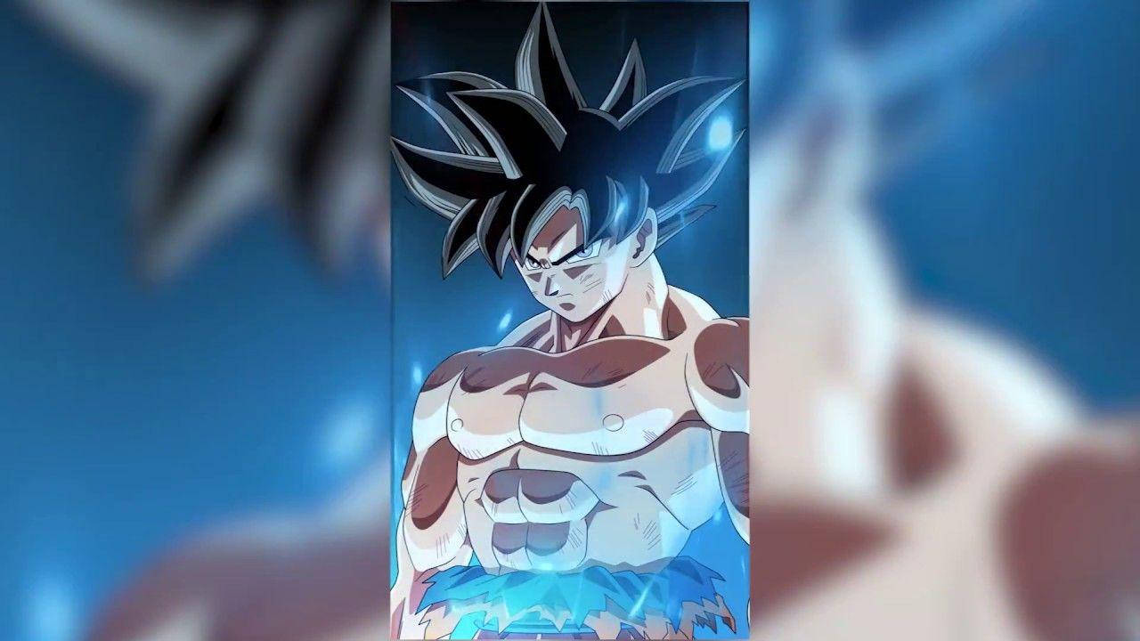 Hazy Topless Ultra Instinct Goku Background