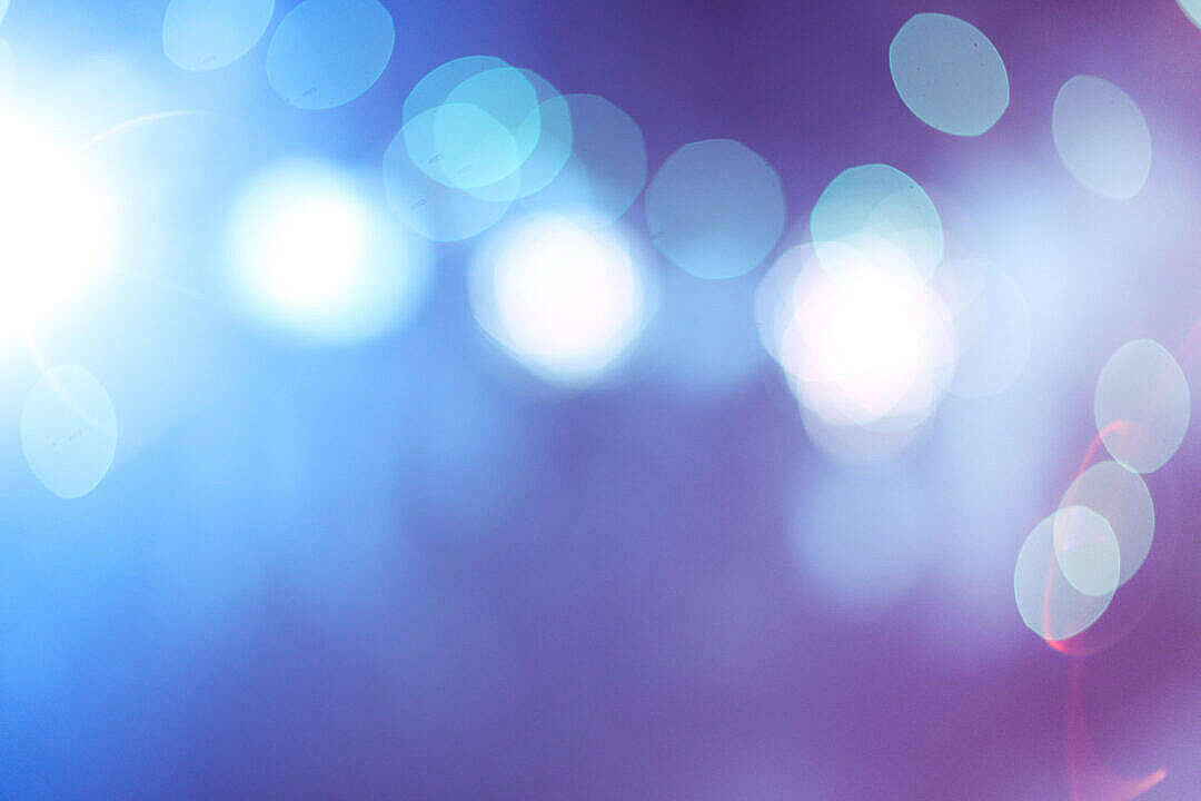 Hd Abstract Blue And Purple Bokeh Lights