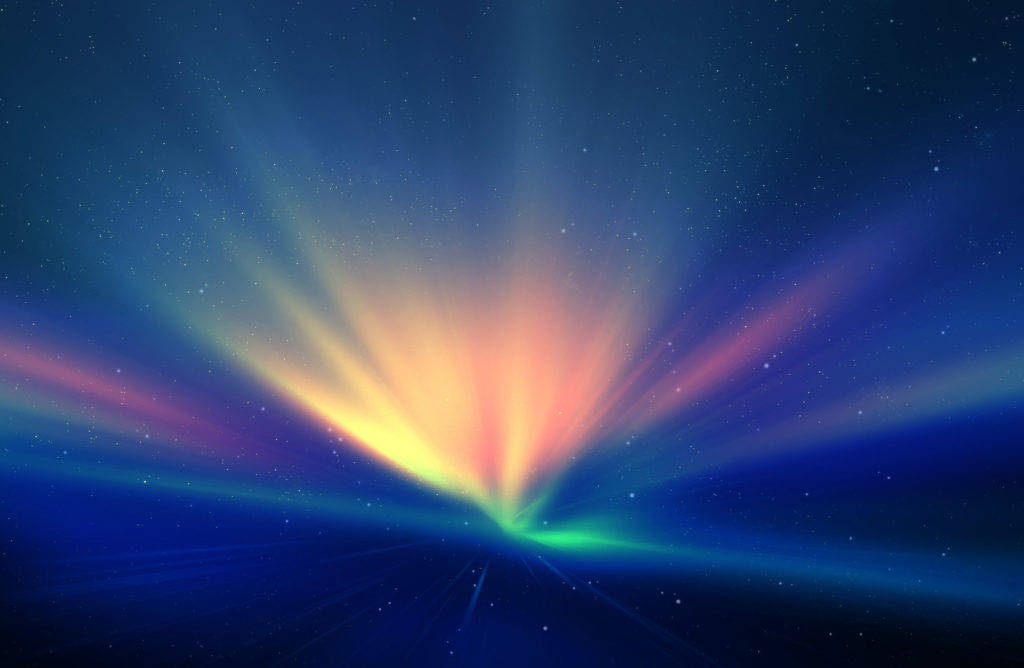 Hd Abstract Northern Lights Background