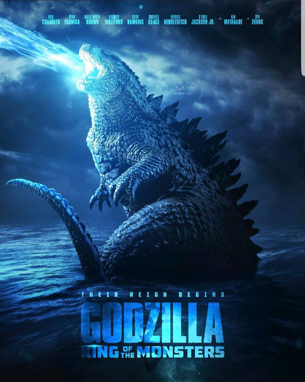 Hd Aesthetic Poster Godzilla King Of The Monsters Background