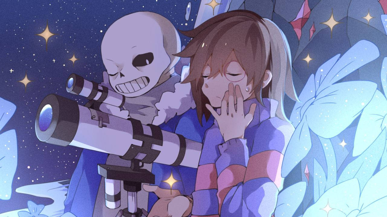 Hd Aesthetic Sans And Chara Background