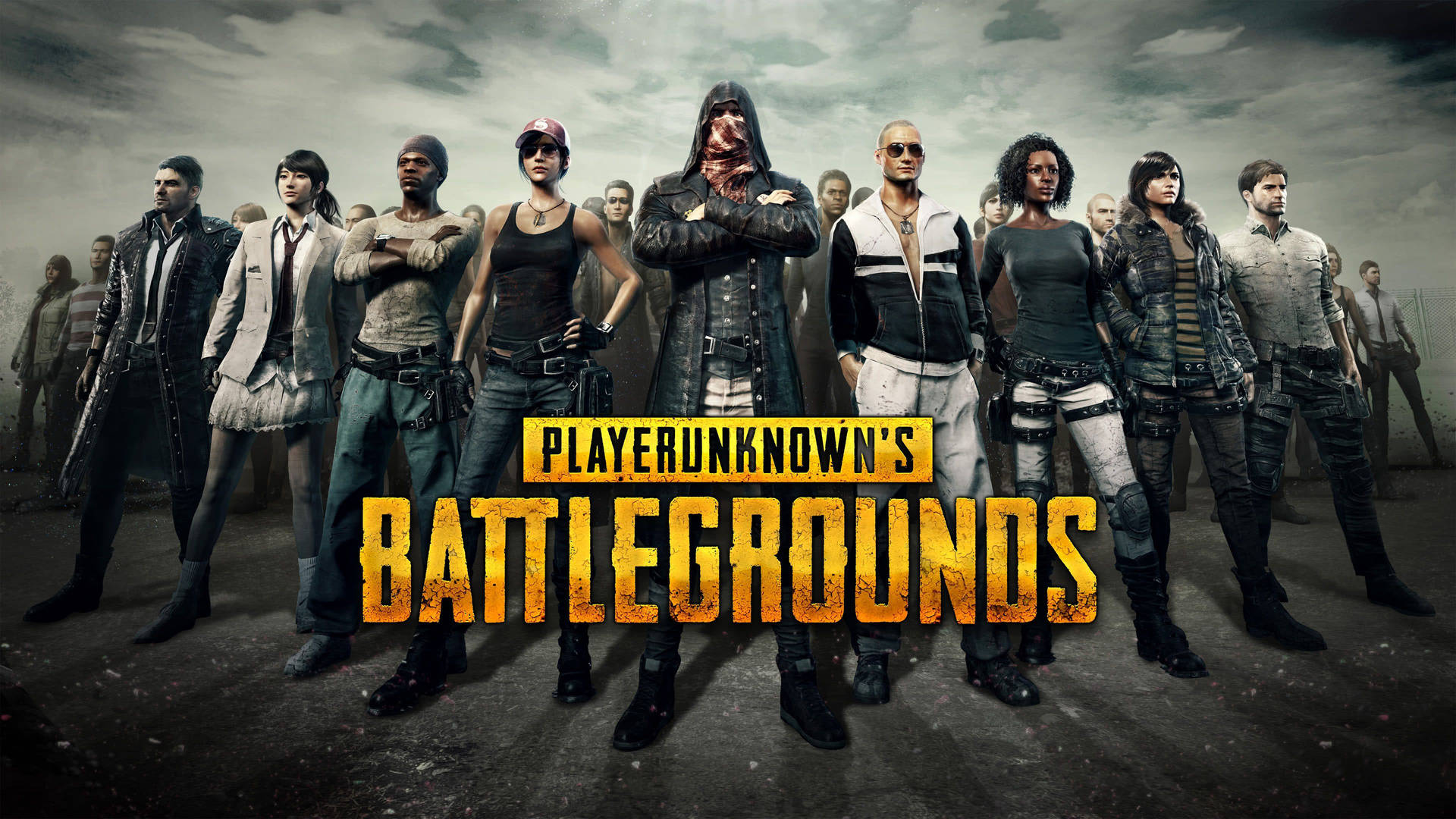 Hd All Pubg Characters Background