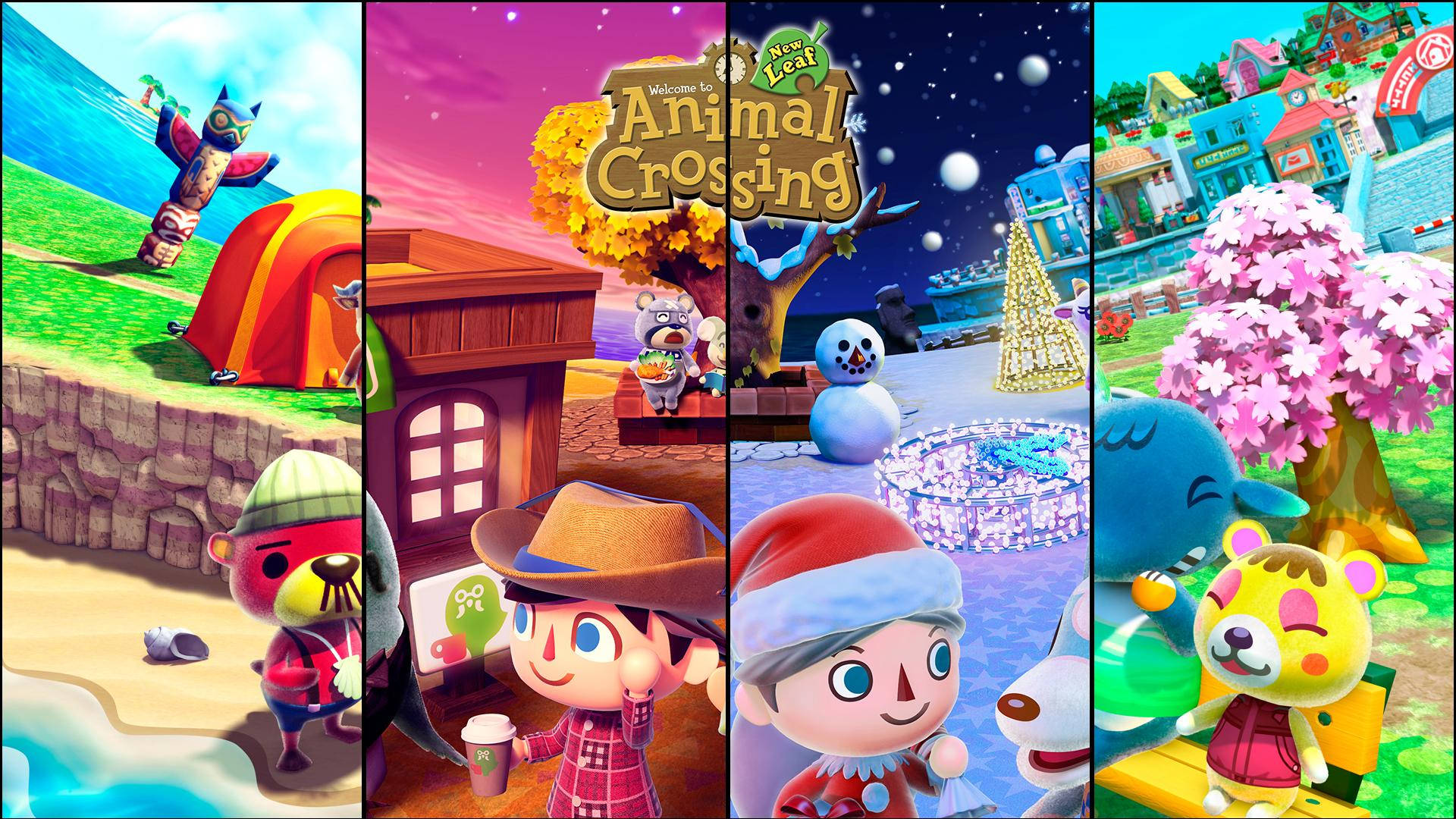 Hd Animal Crossing Game Cover Background