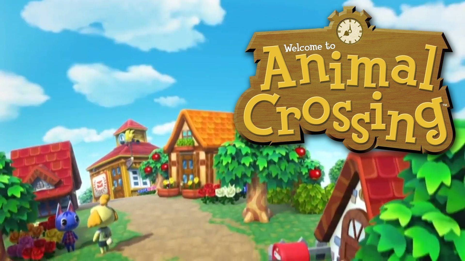 Hd Animal Crossing Town Background