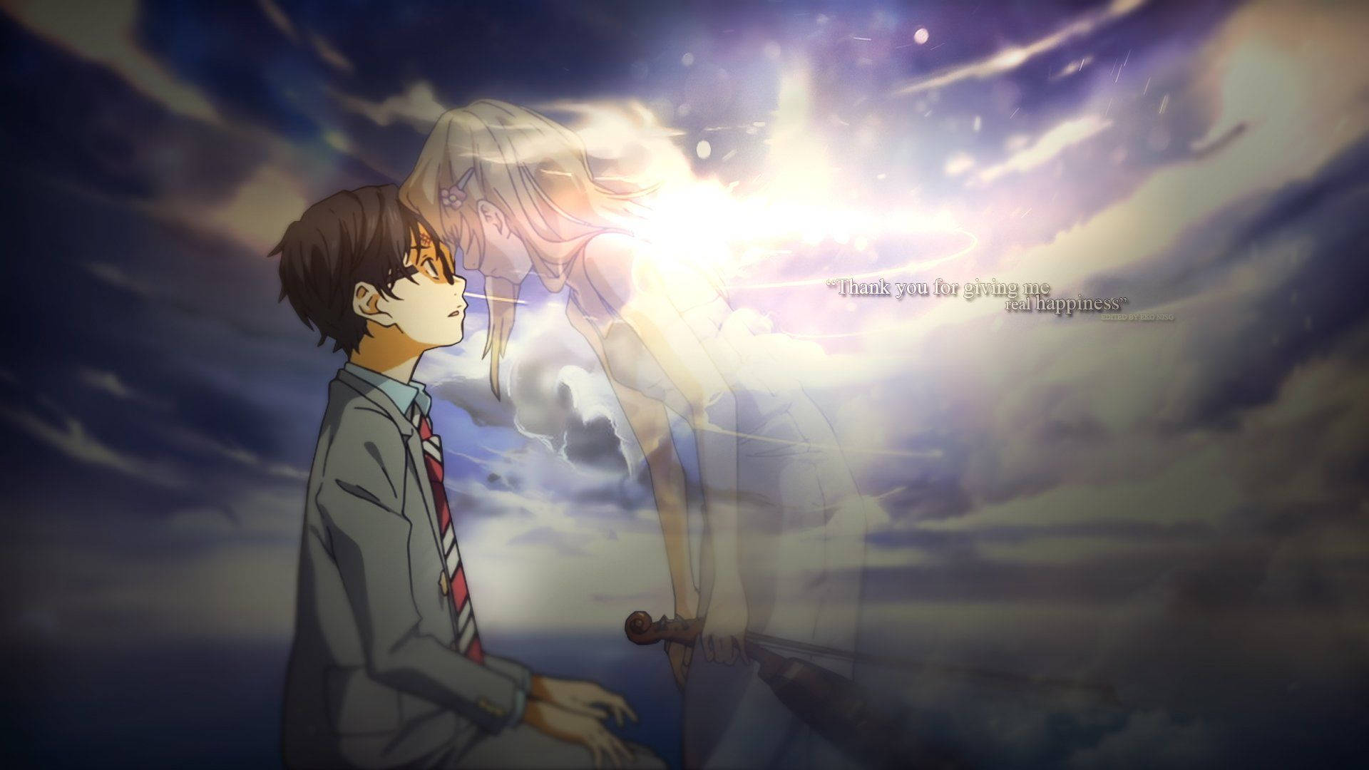 Hd Arima And Kaori Of Your Lie In April Background