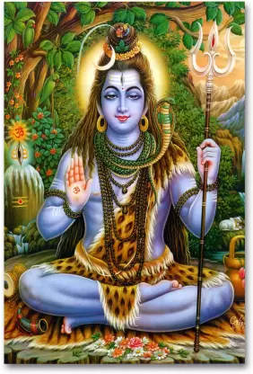 Hd Art Of The Great God Mahadev Background