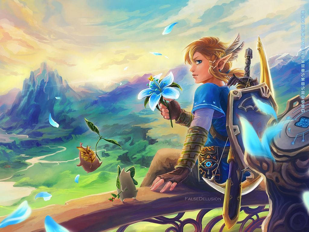 Hd Artwork Link Breath Of The Wild Background
