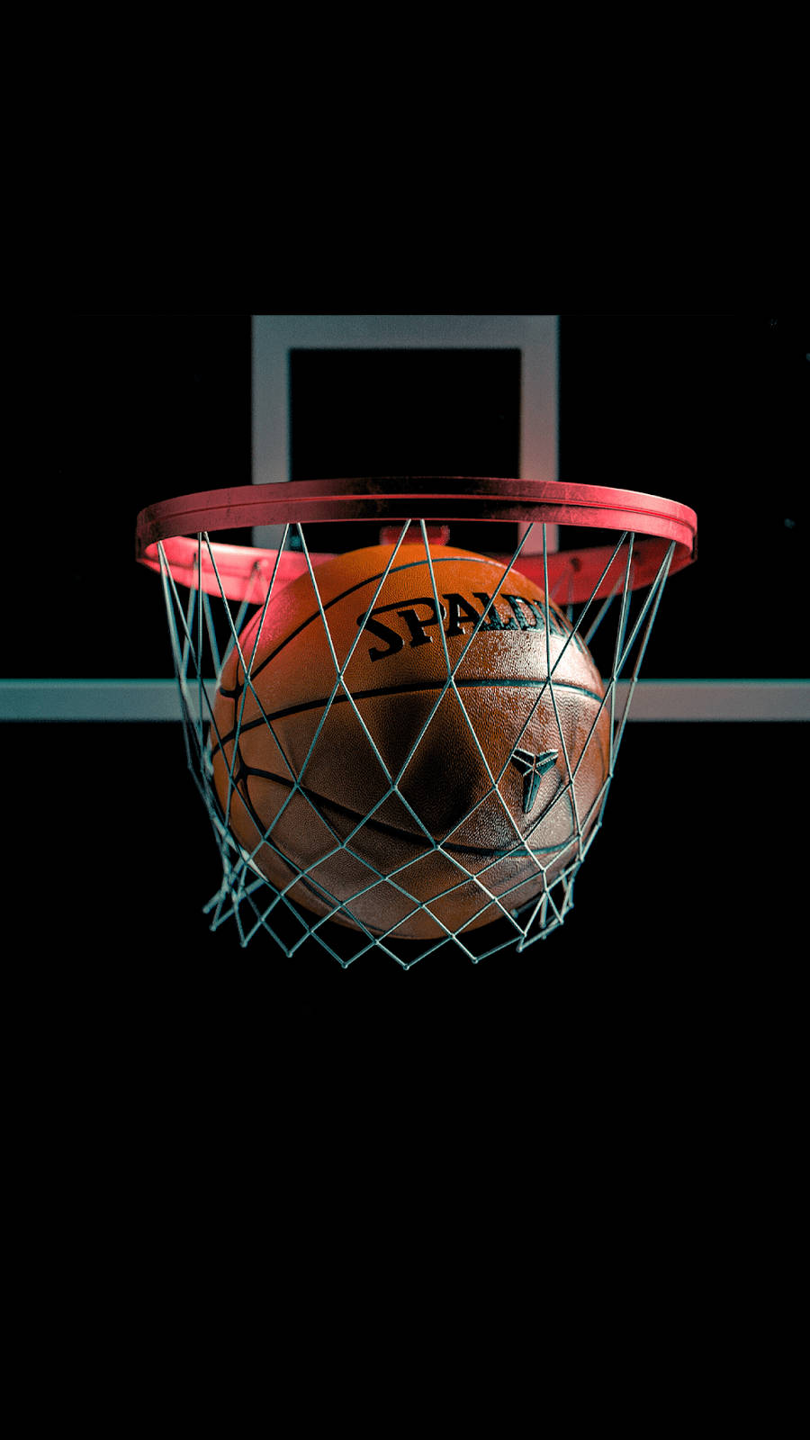 Hd Basketball Ball In Ring Background